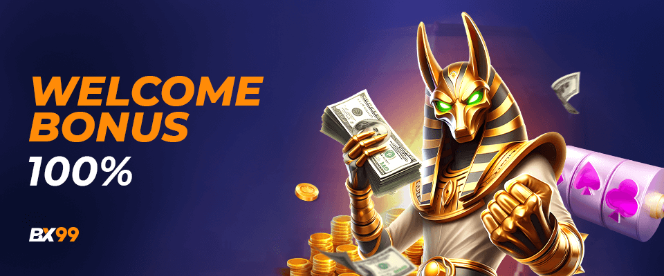 100% Welcome Bonus for Slots